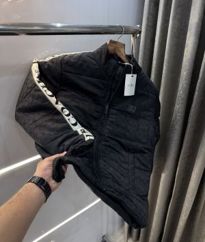 Coac h Black Monogram Imported Puffer Jacket 