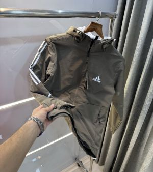 Adida s Brown Premium Athlete WindCheater