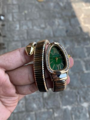 BVLGAR_I LADIES COPPER GREEN DAIL WATCH 