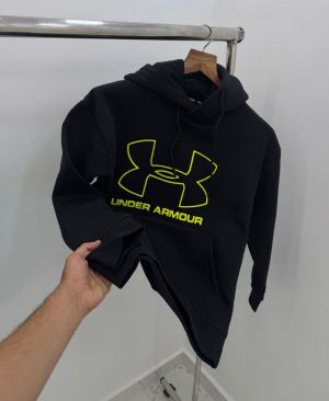Under  Armour Black Logo Print Premium Hoodie