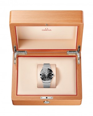 Omeega Constellation Co Axial Silver Bezel Black