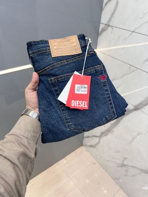 Diese l Blue Shade Premium Imported Boot Cut Denim with Back Plain 2695