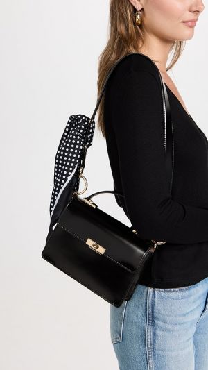 MARC JACOBS THE UPTOWN BAG BLACK LEATHER PREMIUM BAG WITH OG BOX