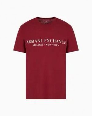 Arman i Exchange Maroon Logo Print Premium T-Shirt