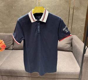 TOMMY HILFIGE_R BLUE  PREMIUM SIDE EMBROIDERY POLO