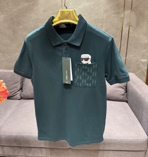 KARL LAGERFELD BOTTLE GREEN  PREMIUM IMPORTED POLO