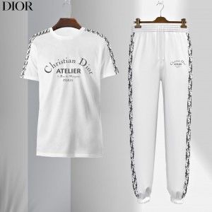 Christian Dio r Imported White Super Premium Track Suit With Brand Carry Bag F1457-WH