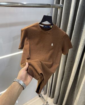 Ralph  Lauren Brown Knitted Premium T-shirt