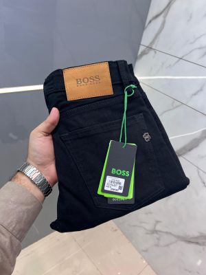 Hugo Bos s Black Premium Imported Stretchable Lycra Fabric Straight Fit Denim 2689