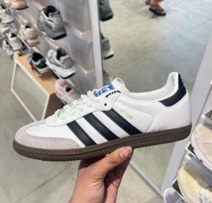 Adida_s Samba White Black Women Shoes