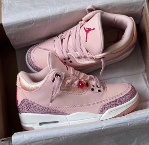 Air Jordan Retro 3 Valentines Day Women Shoes