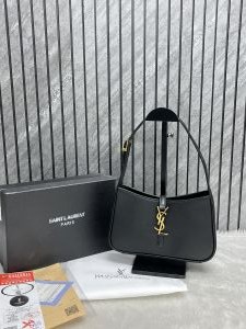 Ysl Hobo Black Gold With Original Box Packing