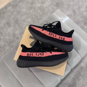 Adida_s yeezy boost 350 v2 core black red Men Shoes