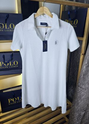 R L Women T Shirt Dress White SB55-W R L Women T Shirt Dress White SB55-W