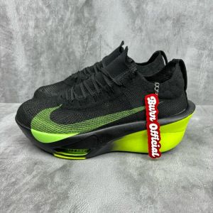 Nik_e air Zoom Alphafly Black Electric Green Men Shoes