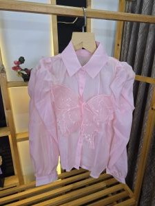 AX BUTTERFLY SHIRTS PINK SB120-PK-F
