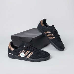Adidass end x neighborhood x samba black leopard