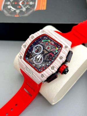 RICHARD MILLE SKELETON EDITION RED WHITE