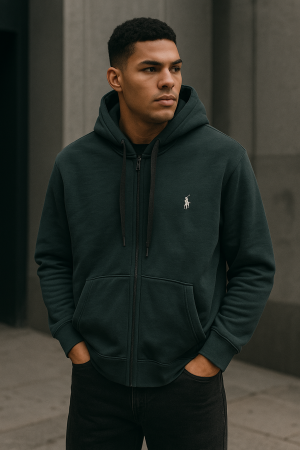 RALPH LAURE_N POLO GREEN PREMIUM HOODIE
