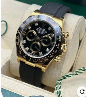 ROLE.X DAYTONA COSMOGRAPH 003 black gold diamond dial
