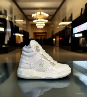 AMIRII MA 1 BEIGE CREAM HIGH TOP SNEAKER PREMIUM