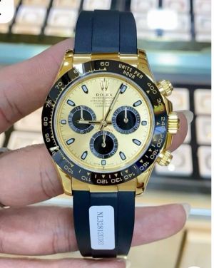 ROLE.X DAYTONA VIRAT KOHLI EDITION 003 champion gold dial with gold and black body