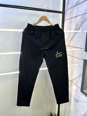 Arman_i Exchange Black Imported Super Premium Track Pant With Brand Carry Bag F2725-BL