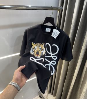 Loewe Black Printed Imported Oversized T-Shirt