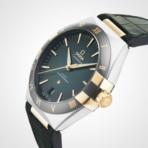 OMEEGA CONSTELLATION GREEN PREMIUM AUTOMATIC