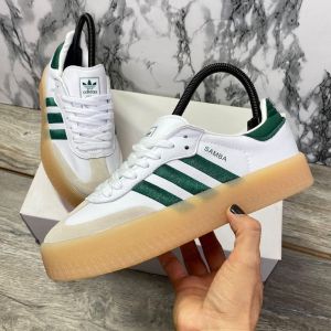 Samba Trainer White Green Sneakers