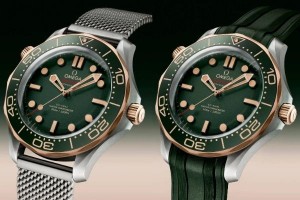 OMEEGA Seamaster Diver 300M in Titanium Bronze Gold With Extra Strap