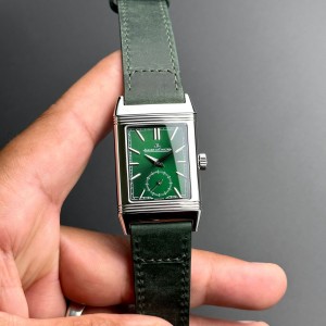 Jaegerr LeCoultre Reverso Leather Strap