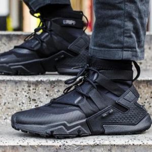 Nik_e Huarache Gripp Gs Triple Black Men Shoes