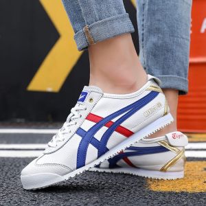 Onitsuk_a Tiger Mexico 66 White Blue Gold Women Shoes