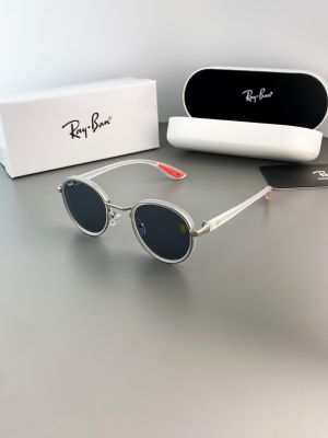 RAYBAN WHITE BLACK 02 3675