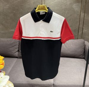 LACOST_E BLUE WHITE RED PREMIUM IMPORTED POLO