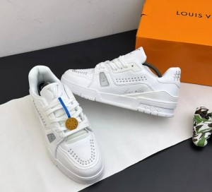 Louis Vuitton Trainer Triple White