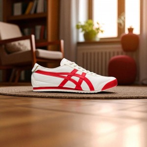 Onitsuka Tiger Mexico 66 White Frey Red