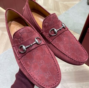 Guccci Horsebit 1953 Loafers Monogram Velvet