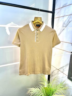Emporio Arman_i Brown Polo Premium Collar Neck T-shirt F2675-BR1