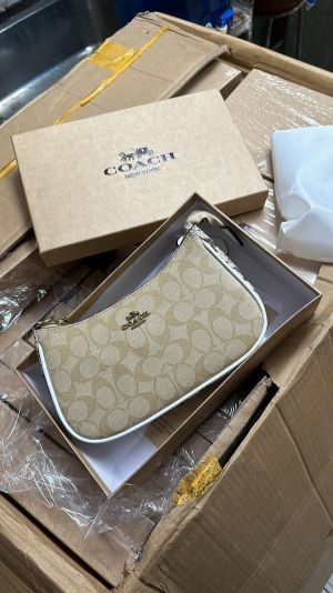 Coach_teri shoulder bag in signature canvas bag with box