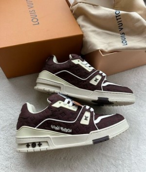 Louiss Vuitton Trainer Mocha Brown