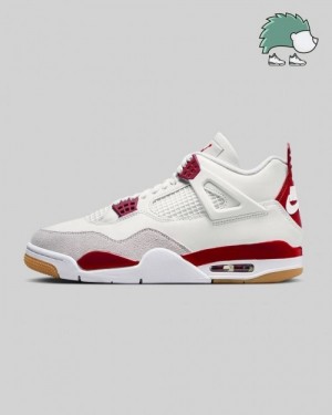 Nikee SB x air jordan 4 varsity red