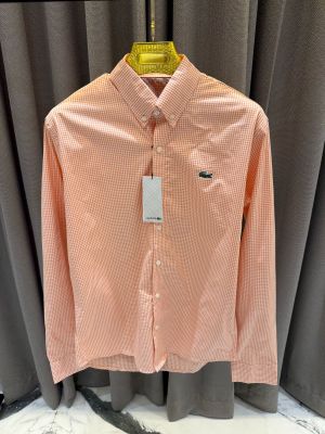 Lacoste_Orange_Small_Checks_Premium_Shirt_(1676)