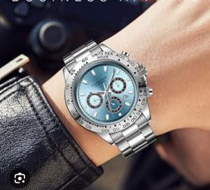 Role.x Oyster Perpetual Cosmograph Daytona Dial Swiss factory blue with white stainless Steel 003