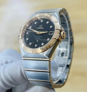 Omeg.a constilation premium  008 black dial 