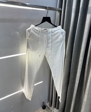 Ralph  Lauren White Premium Pure Linen TrackPant
