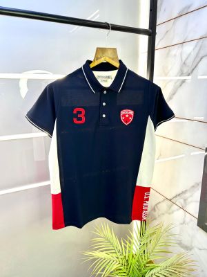 Us Navy Mustard Premium Collar Neck T-shirt F2683-NY