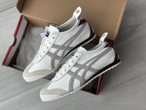 Onitsuk_a Tiger Mexico 66 White Grey Berry Men Shoes