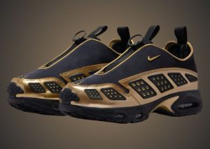 Nik_e Airmax SNDR Black Metallic Gold Men Shoes